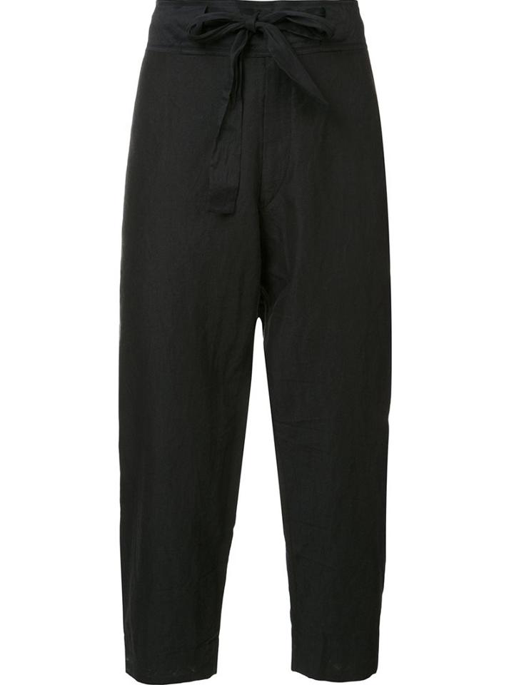 Ziggy Chen Cropped Belted Trousers