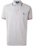 Polo Ralph Lauren - Striped Detail Polo Shirt - Men - Cotton - S, Grey, Cotton