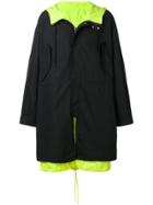 Juun.j Contrast Lining Coat - Black