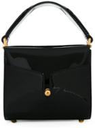 Marc Jacobs Small 'bauletto' Tote, Women's, Black, Patent Leather/brass