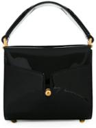 Marc Jacobs Small 'bauletto' Tote, Women's, Black, Patent Leather/brass