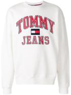 Tommy Jeans Applique Logo Sweatshirt - White