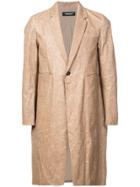 Undercover Single Breasted Coat - Brown