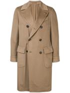 Dell'oglio Double Breasted Coat - Neutrals