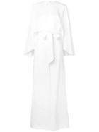 Sara Battaglia Wide-leg Jumpsuit - White