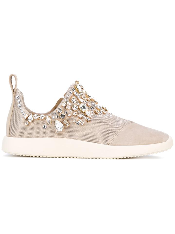 Giuseppe Zanotti Design Gemma Slip-on Sneakers - Nude & Neutrals