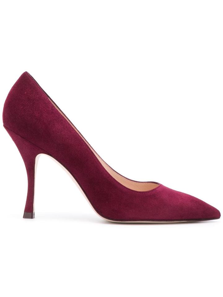 Stuart Weitzman Stuart Weitzman Tippi95 Cabernet Leather/fur/exotic
