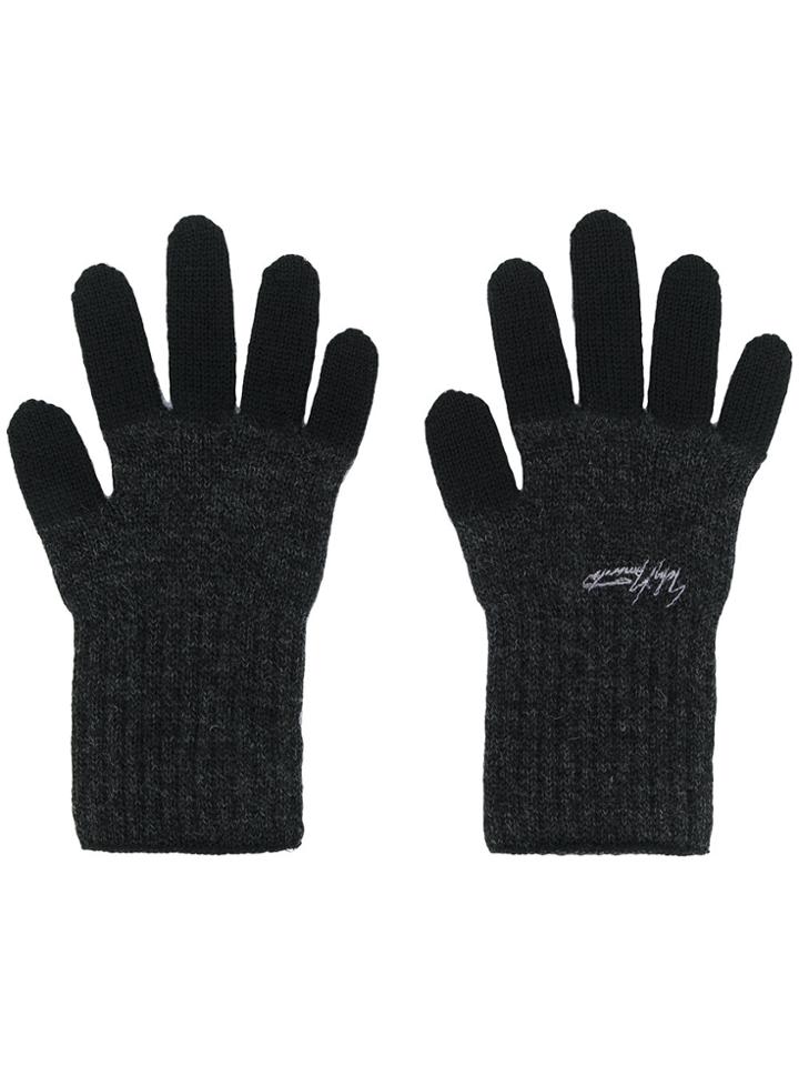 Yohji Yamamoto Two-tone Gloves - Grey