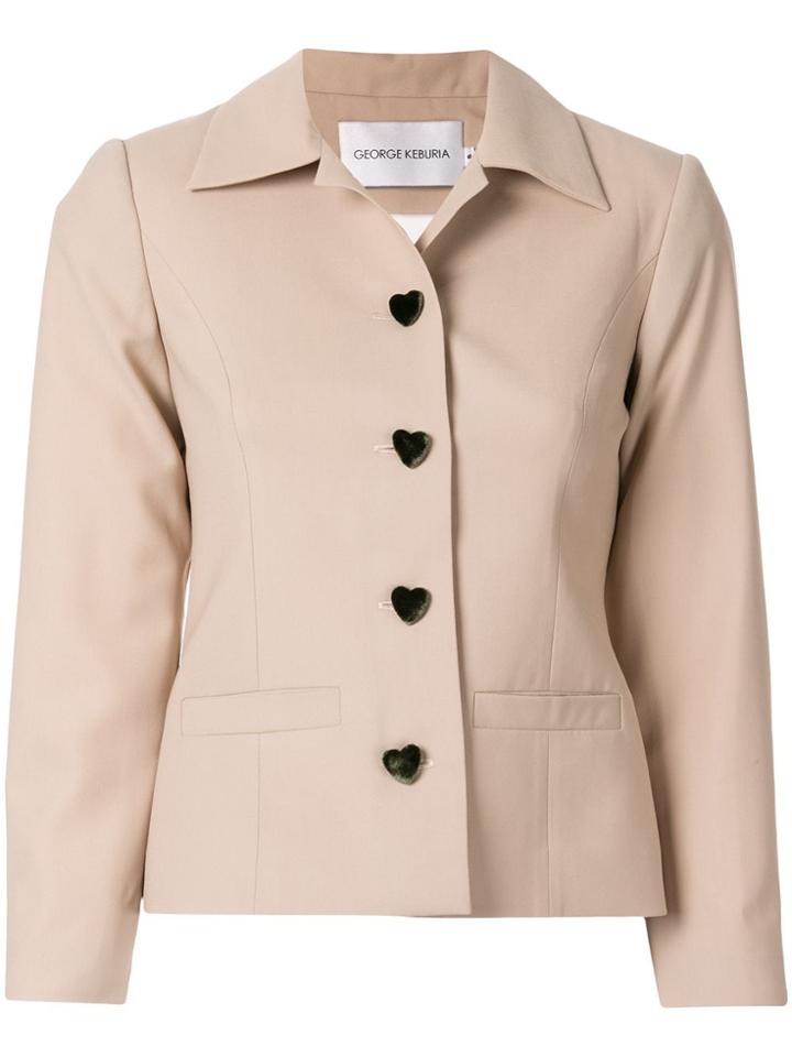 George Keburia Beige Jacket - Brown