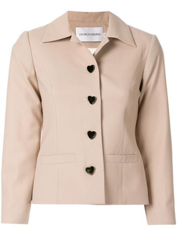 George Keburia Beige Jacket - Brown