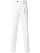 Brunello Cucinelli Chino Trousers, Men's, Size: 52, Nude/neutrals, Cotton/spandex/elastane