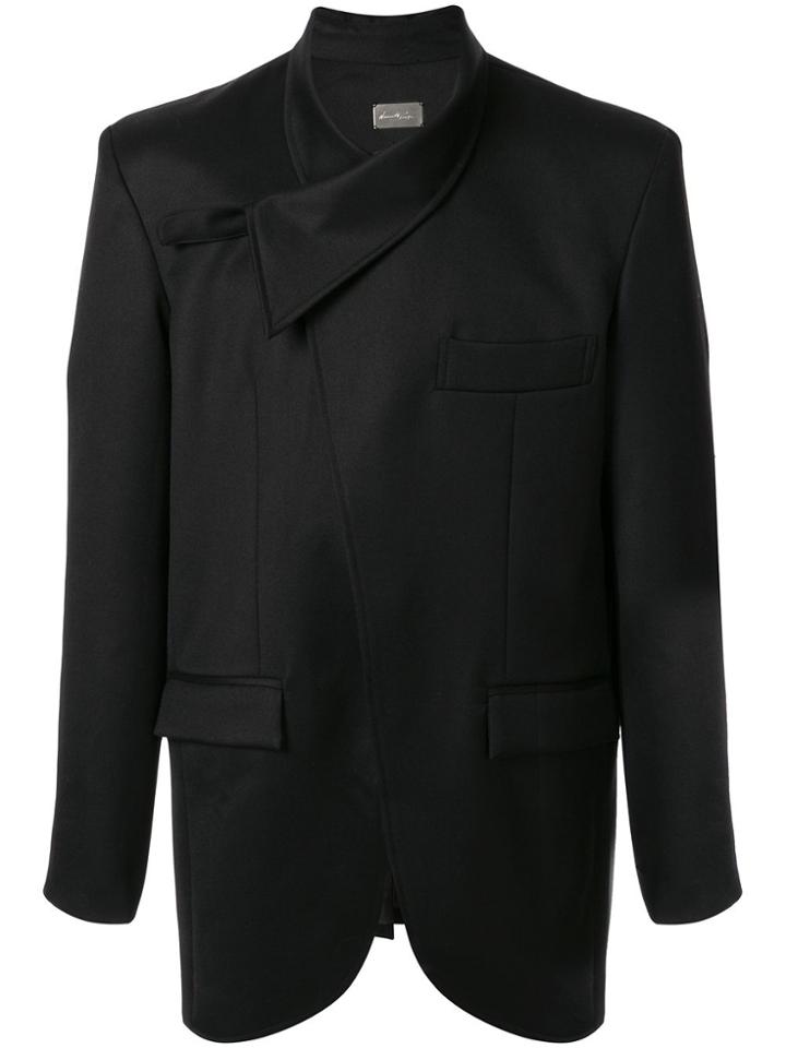 Necessity Sense Koto Single Button Suit Dry Onyx - Black