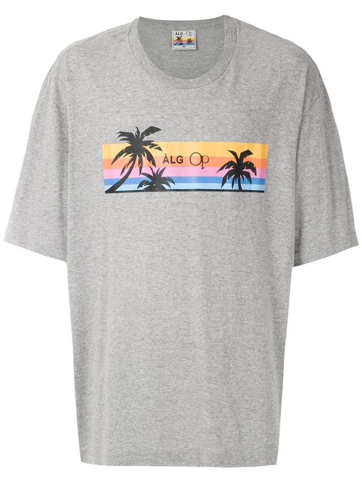Àlg Color + Op Oversized T-shirt - Grey