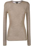 Tony Cohen - Knitted Top - Women - Cashmere - 40, Nude/neutrals, Cashmere