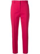 Emilio Pucci Cropped Wool-blend Tailored Trousers - Pink