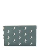 Chloé Little Horses Embroidered Pouch - Green