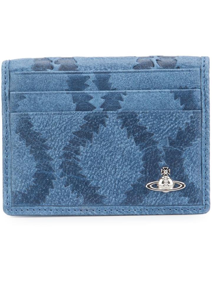 Vivienne Westwood 'squiggle' Cardholder - Blue