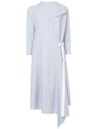 Astraet Striped Belted Dress - Blue