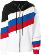 Alexandre Vauthier Striped Hoodie - White