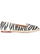 Charlotte Olympia Capri Cats Espadrilles, Women's, Size: 36, Black, Linen/flax/leather