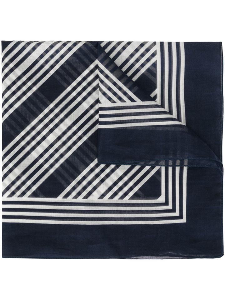 Jejia Striped Scarf - Blue