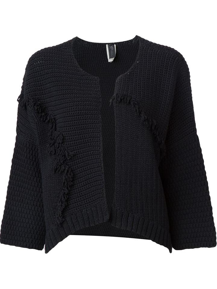 Zero + Maria Cornejo Fringed Cardigan
