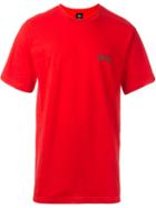Stussy Logo Print T-shirt, Men's, Size: M, Red, Cotton