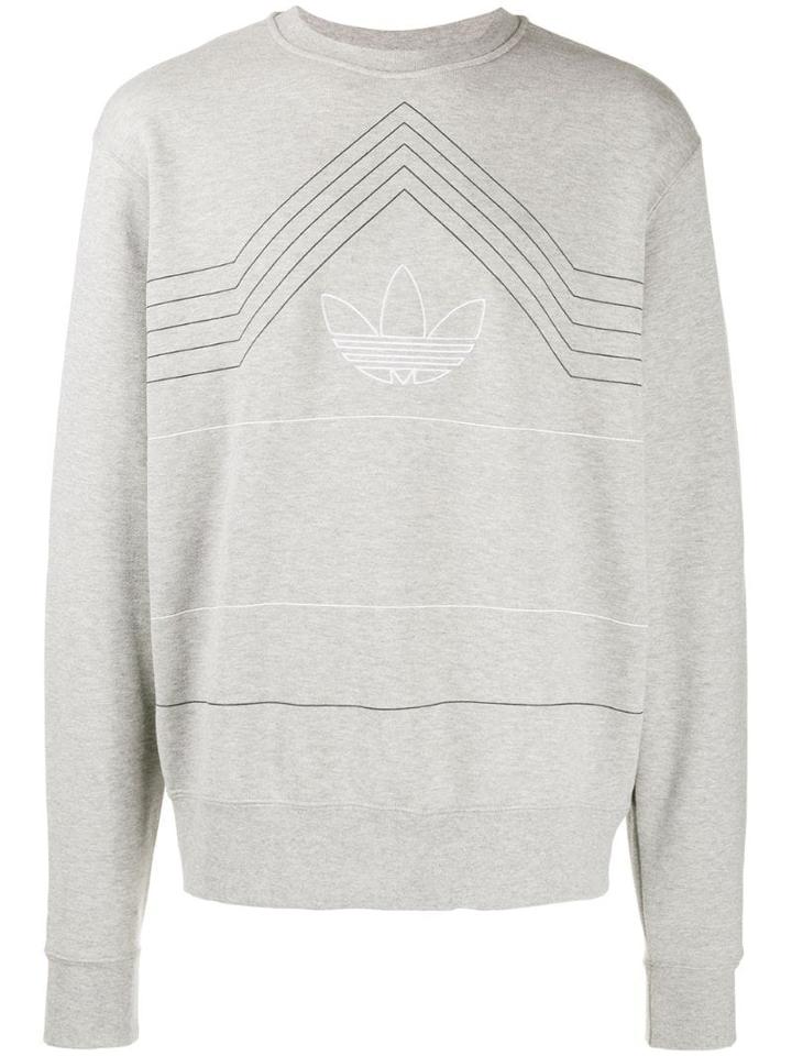 Adidas Chevron Logo Sweatshirt - Grey
