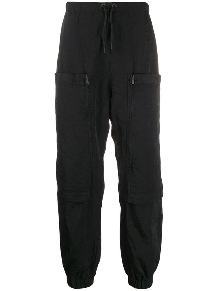 Marcelo Burlon County Of Milan Cross Drawstring Track Pants - Black