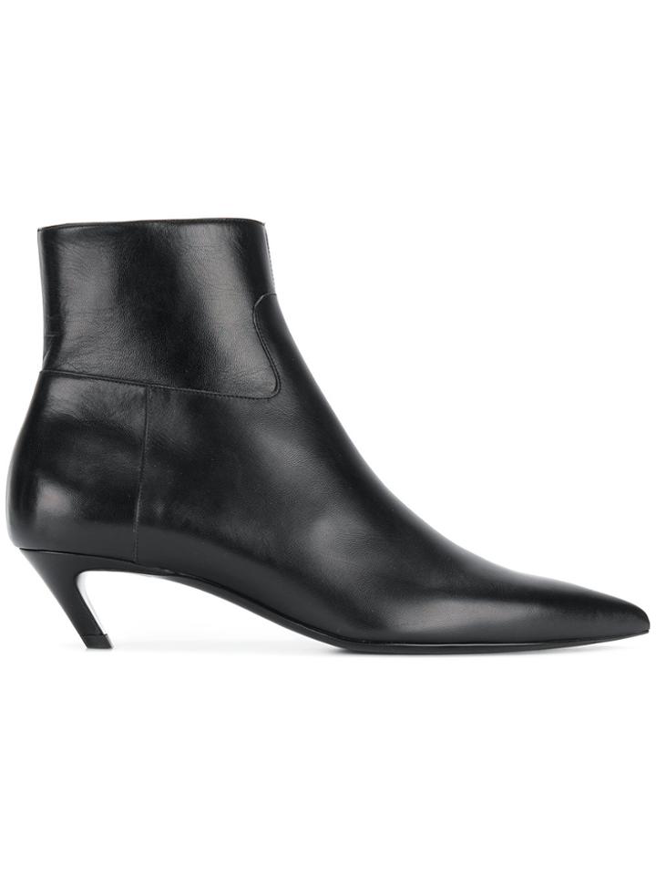 Balenciaga Slash Booties - Black