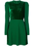 Elie Saab Front Panel Dress - Green