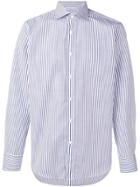 Canali Striped Classic Shirt - Blue