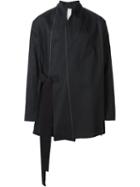 Damir Doma 'jahi' Wrap Jacket, Men's, Size: Small, Black, Silk/cotton