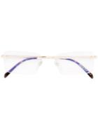 Bulgari - Rimless Glasses - Unisex - Acetate/metal - 54, Grey, Acetate/metal