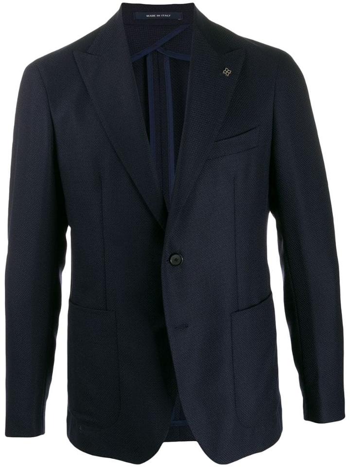 Tagliatore Tailored Suit Jacket - Blue