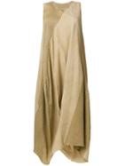 Uma Wang Asymmetric Sleeveless Dress - Nude & Neutrals