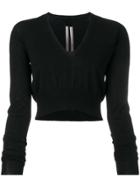 Rick Owens Cropped Pullover - Black