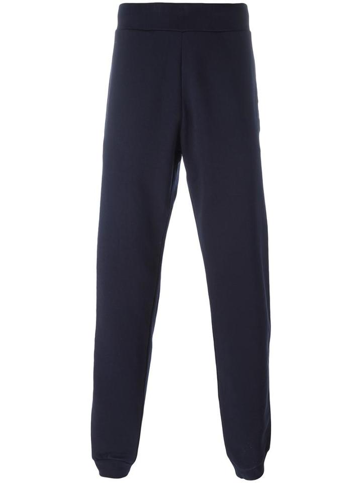Maison Margiela Classic Track Pants, Men's, Size: 50, Blue, Cotton