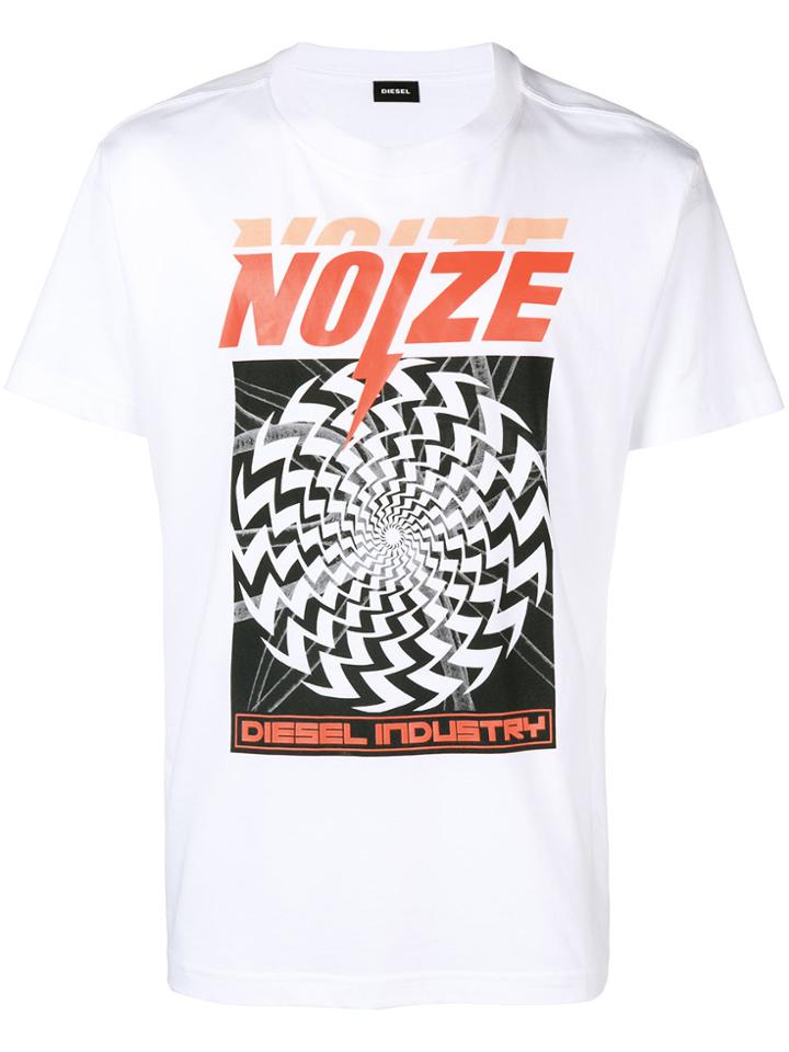 Diesel Logo Patch T-shirt - White