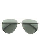 Fendi Eyewear Aviator Sunglasses - Silver
