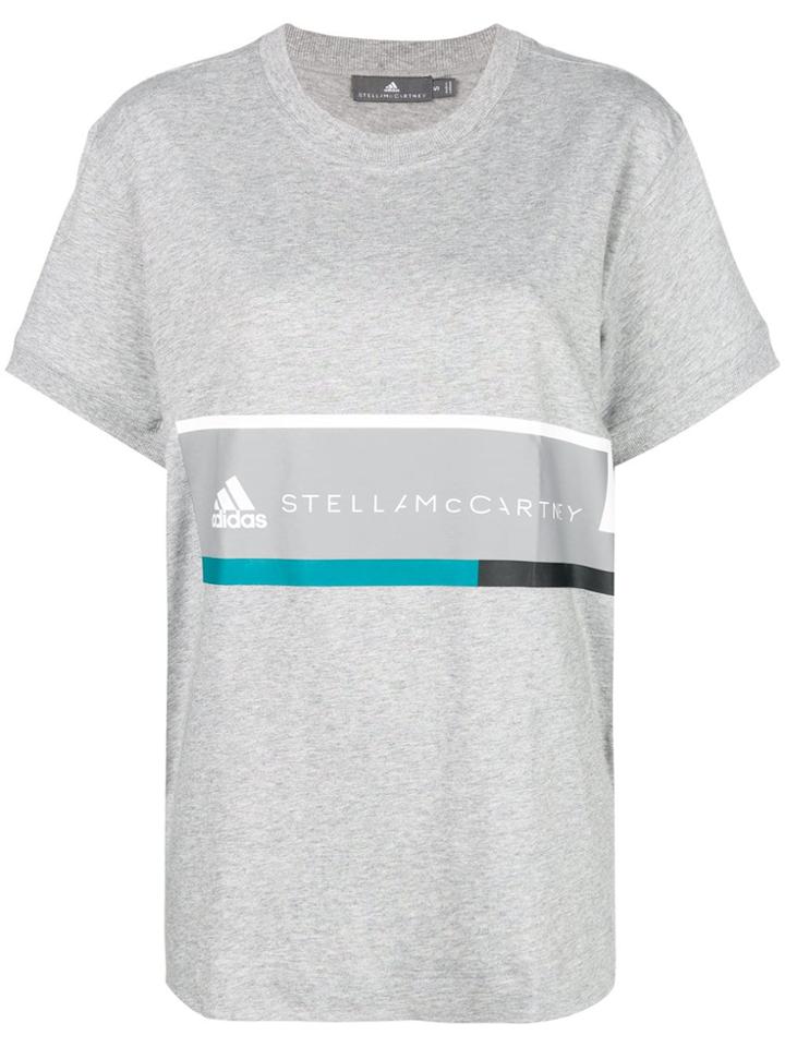 Adidas By Stella Mccartney Essentials Logo T-shirt - Grey