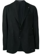 Tagliatore Buttoned Blazer Jacket - Black