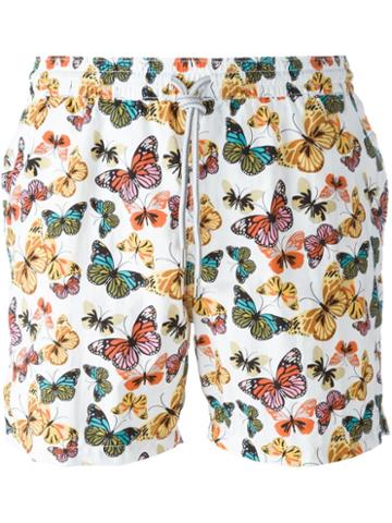 Capricode Butterfly Print Swim Shorts