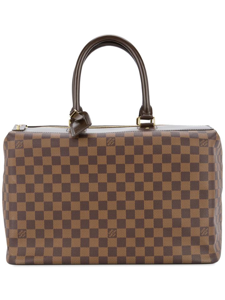 Louis Vuitton Vintage Greenwich Pm Travel Hand Bag - Brown