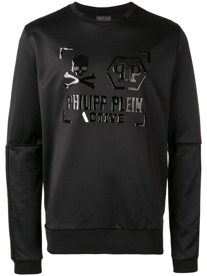 Philipp Plein Printed Logo Sweater - Black