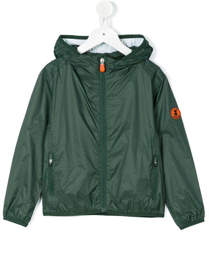 Save The Duck Kids - Hooded Jacket - Kids - Cotton/polyester - 8 Yrs, Green