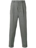 Ami Alexandre Mattiussi - High-waisted Pleated Trousers - Men - Polyester/wool - 38, Grey, Polyester/wool