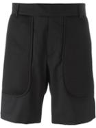 Les Hommes Mesh Panel Shorts