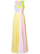 Emilio Pucci Colour Block Long Gown - Yellow