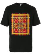 Loewe Tartan Patch T-shirt - Black